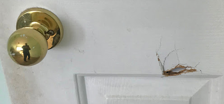 interior door hole repair Westlake Village